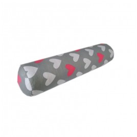 Валик круглий 10х40 см., тк.Голд (з лушпинням гречки)